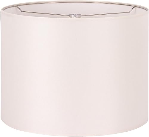 Miniatura 34 de Wellmet Pantalla de lámpara de 13 x 13 x 10 pulgadas, requiere montaje para lámpara de mesa, lámpara de noche, lámpara de pie, pantalla de tambor