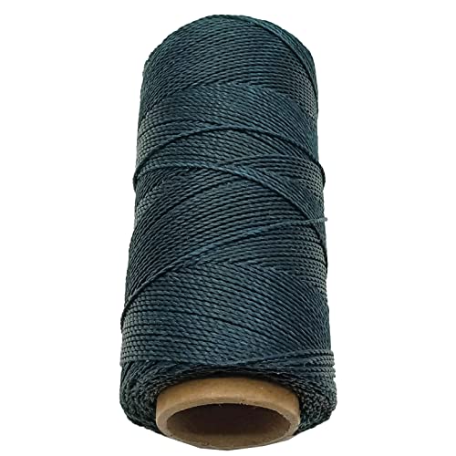 Linhasita Waxed Thread 100 g / 170 m Polyester 1 mm Thick Macrame, 30 Colours Green Bottle, Bottle Green, 170 metros / 100 gr - Image 2