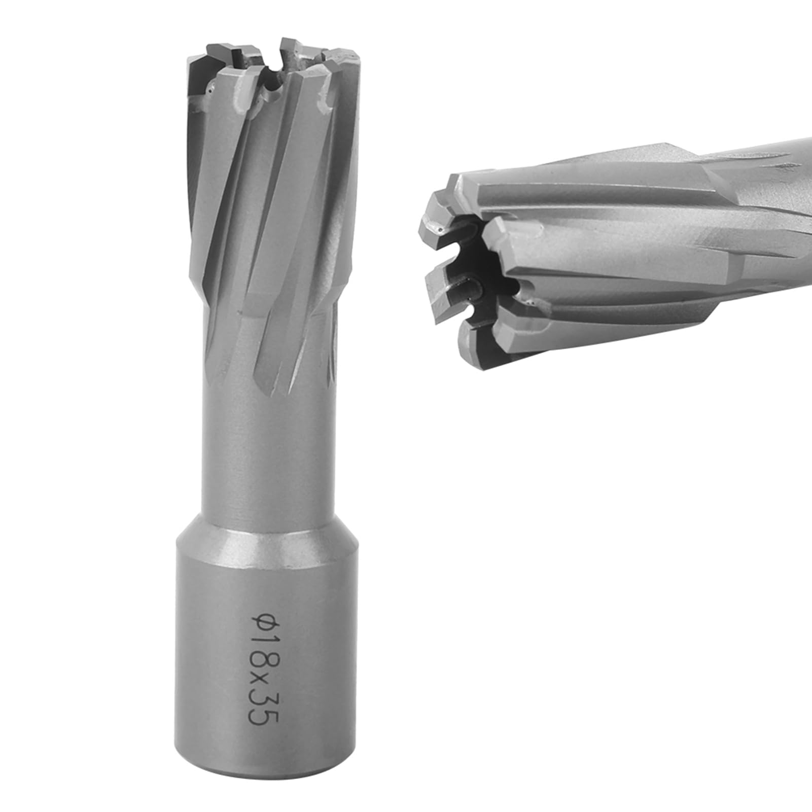 1 Pcs Hss Holle Boor 12-60 Mm TiN Coating Core Boor Weldon Schacht Ringvormige Cutter for Metalen Snijden Magnetische Boor(12x35mm