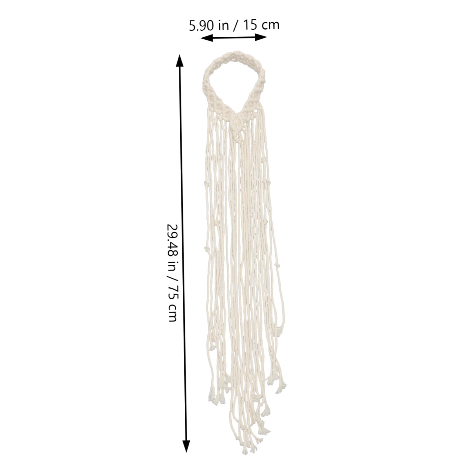VICASKY 5 Pezzi Fascia Macramé Boho Sposa in Accessorio Handmade per Donne e Ragazze Cerchietto per Matrimonio e Feste Formali