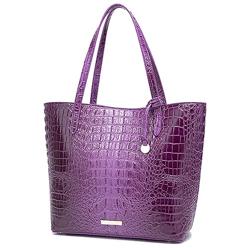 Bolso Tote de Mujer con Estampado de Cocodrilo y Billetera 2pz miniatura 3