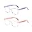 FANNYGO 2 Pack kids Blue Light Blocking Glasses For Girls And Boys Computer Blue Light Blocking Glasses For Age 3-11 (Light purple + Light pink)