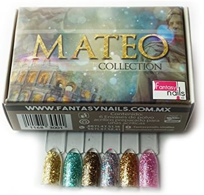 Fantasy Nails Sinaloa - Acrylic Powder MATEO Collection 6 Pc * Hard to find *