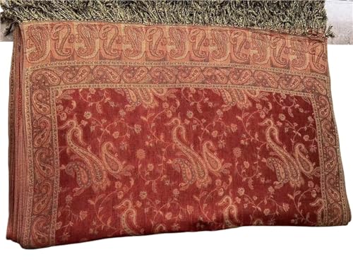 Foulard en soie femme grand châle cachemire écharpe légère imprimée