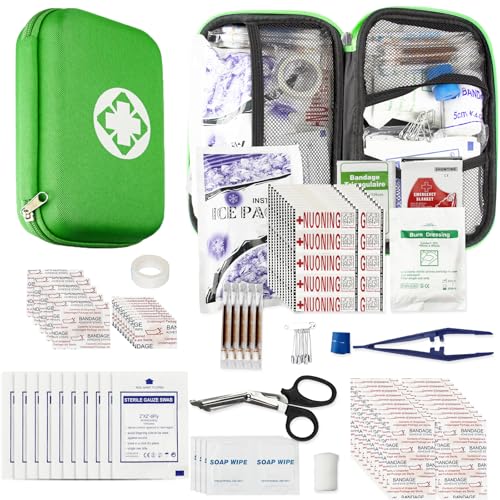 First-Aid-Kit-277PCS-Car-Home-Camping-Essentials-Green-Emergency-Kit First Aid Kit 277PCS Car Home Camping Essentials Green Emergency Kit - Image 1