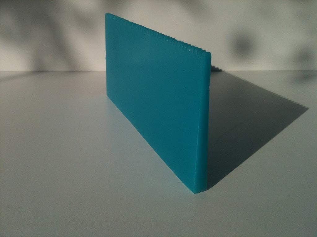 Epoxy Resin V-Notch Spreading Tool - Best Epoxy Spreader - Very Flexible, Very Durable, Approx. 8,1/2" Wide X 3,1/2" Long & Approx. 3/8" Thick