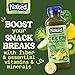 Naked Boosted Smoothie Green Machine, 15.2 fl oz Bottle - Real Fruit Juice Smoothie with Fiber, Excellent Source of Vitamin C and Vitamin E for Immune Support