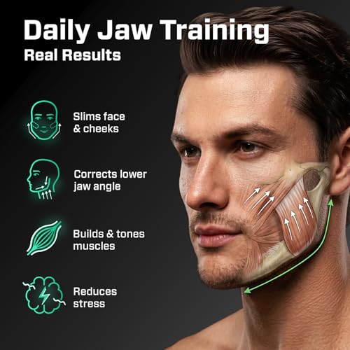 SELENCIO Jaw Exerciser 4-Pack Set