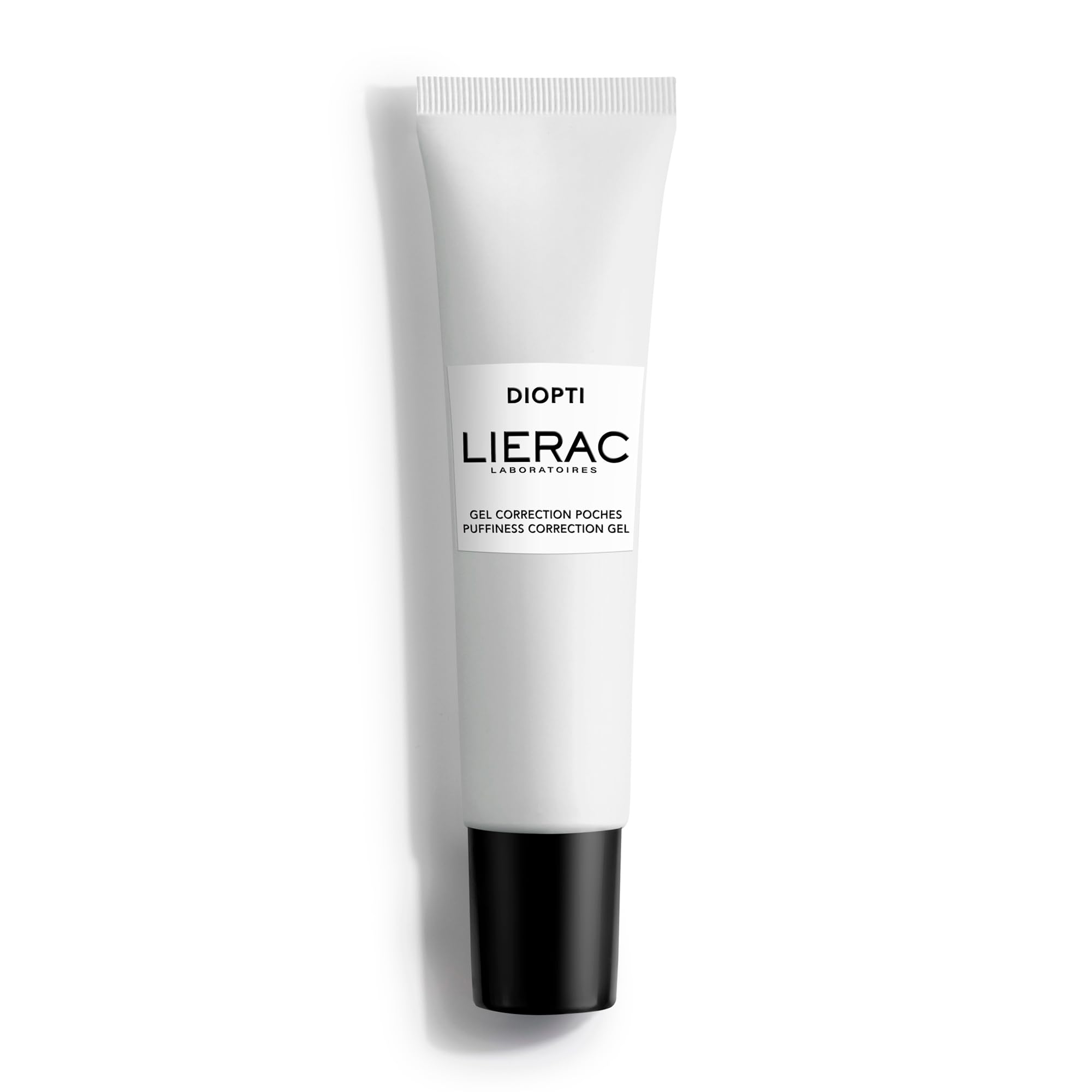 Lierac - Diopti - Gel Corrector de Bolsas 15ml - Cafeína - Ruscogenina - Hexapéptido - 95% Ingredientes Naturales - Ojos Sensibles