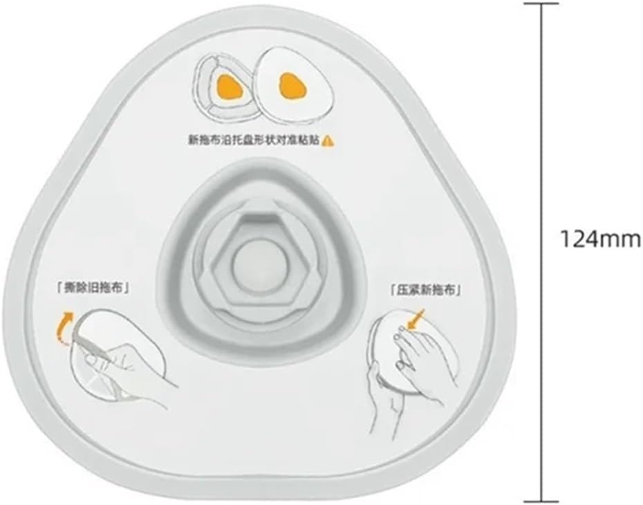 Vacuum Cleaner Compatible for Narwal J4 Lite. Robot Vacuum Cleaner Replacement Parts Mop Cloth Wipe Holder(4pcs)