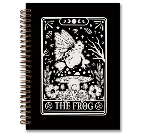 Carnet de notes tarot grenouille pour organiser vos cours et projets de bureau