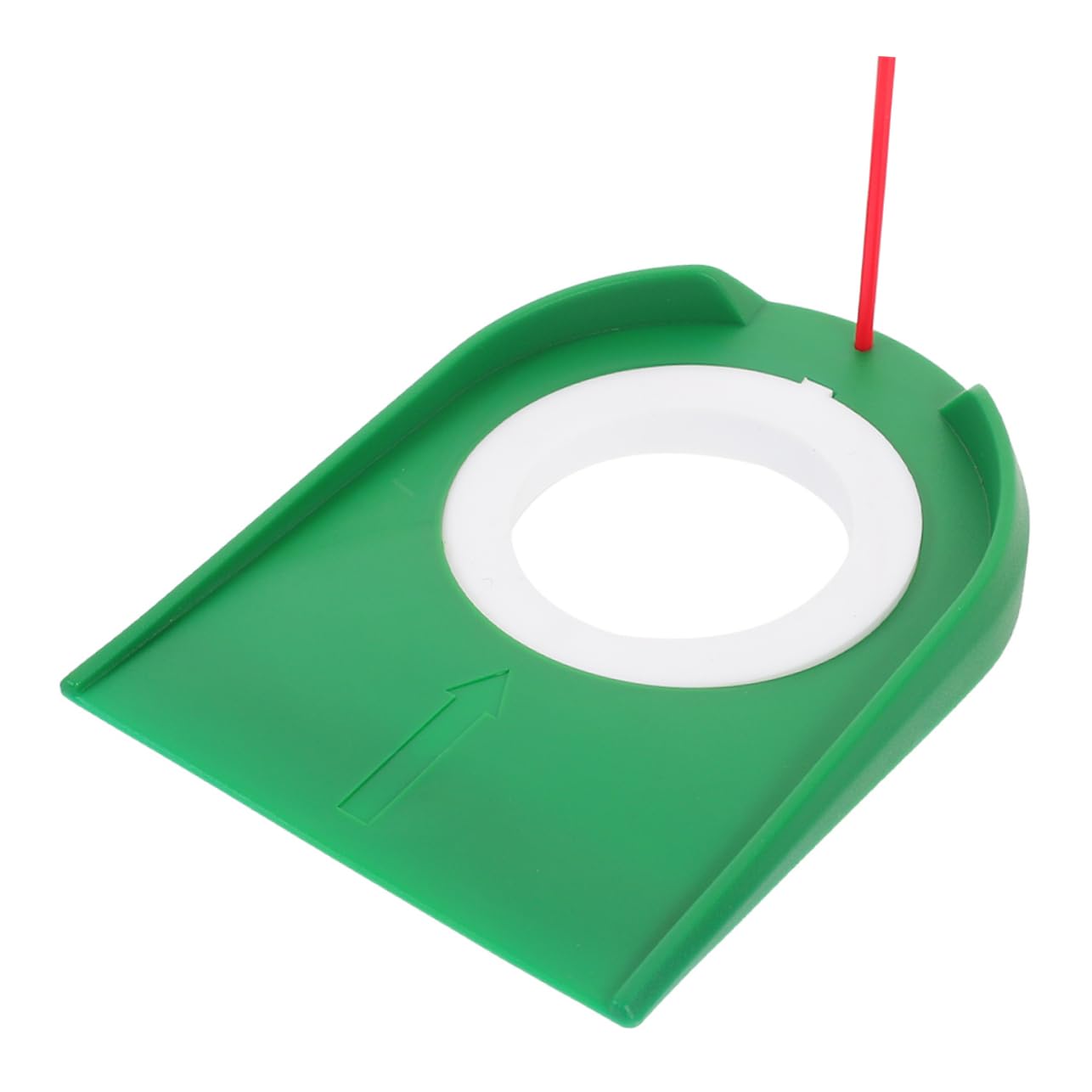 KOMBIUDA Copa y Bandera para Putting de Golf 9 Piezas Abs Verde