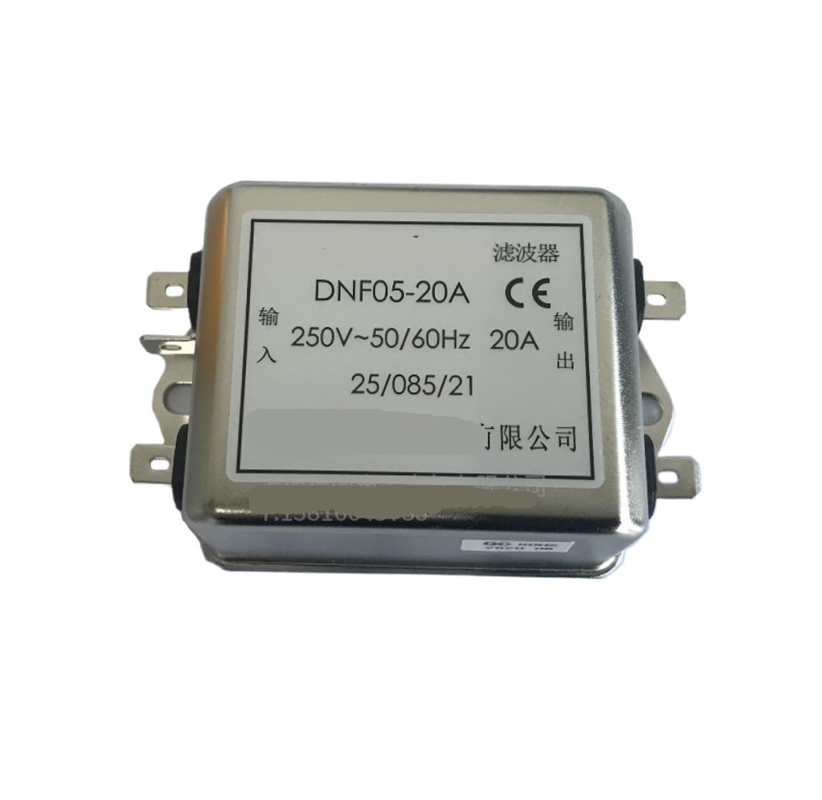 WBBAYDRFR Single Phase DNF05-H-3A AC 5A Power Filter 6A 10A 15A 20A(DNF05-20A)