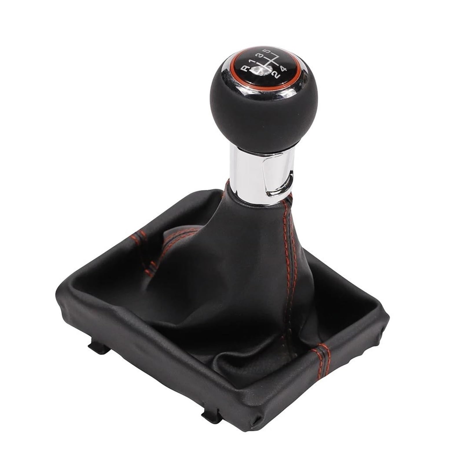 Uifcog Black Gear Shifter Knob For Audi A3 8V 2012-2020 Manual 5/6 Speed Gear Shift Knob Lever Interior Decorate(For 5 Speed)