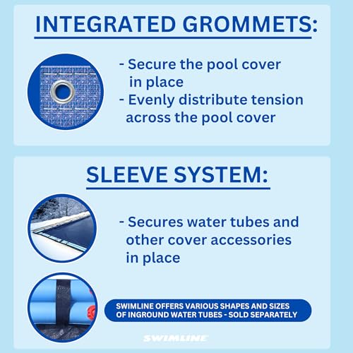 Cobertor de piscina Swimline Hydrotools invierno 25 x 41 ft miniatura 3