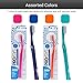 PRO-SYS® Kids Toothbrush (Colorful 2-Pack) - Made with Soft Dupont™ Tapered Bristles (Ages 8-12 for Young Children)