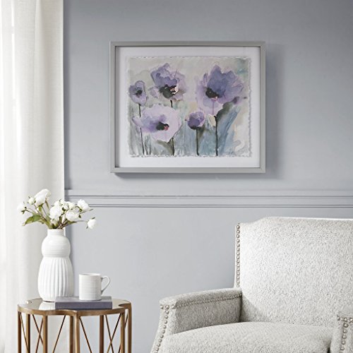 Flash Deals - 50% OFF Madison Park Lilac Blooming Wall Art-Flower Spring Garden Glass Modern Contemporary Canvas Painting Silver Framed Living Room Décor, 24.94" W x 20.94" H x 1.77" D, Purple Flash Deals - 50% OFF Madison Park Lilac Blooming Wall Art-Flower Spring Garden Glass Modern Contemporary Canvas Painting Silver Framed Living Room Décor, 24.94" W x 20.94" H x 1.77" D, Purple