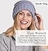 Brook + Bay Slouchy Beanie, Women's Winter Hats, Beanie Slouch Hats for Cold Weather, Oversized Beanie Knitted Hats for Women Gray