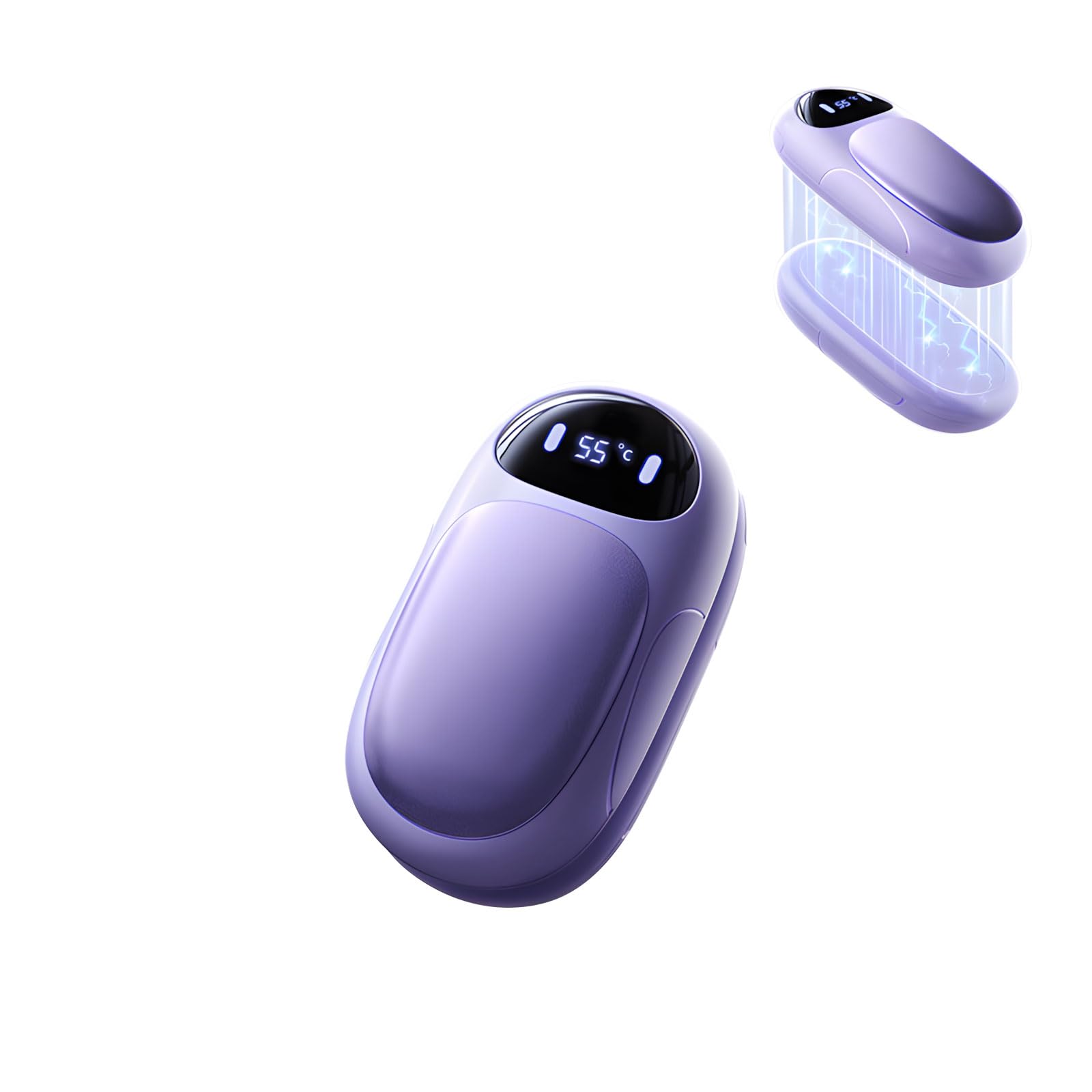 Chauffe-mains rechargeable USB double face avec chauffage de poche fendu