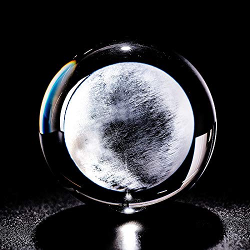 Globe de lune en boule de cristal 3D le cadeau idéal pour décoration de maison
