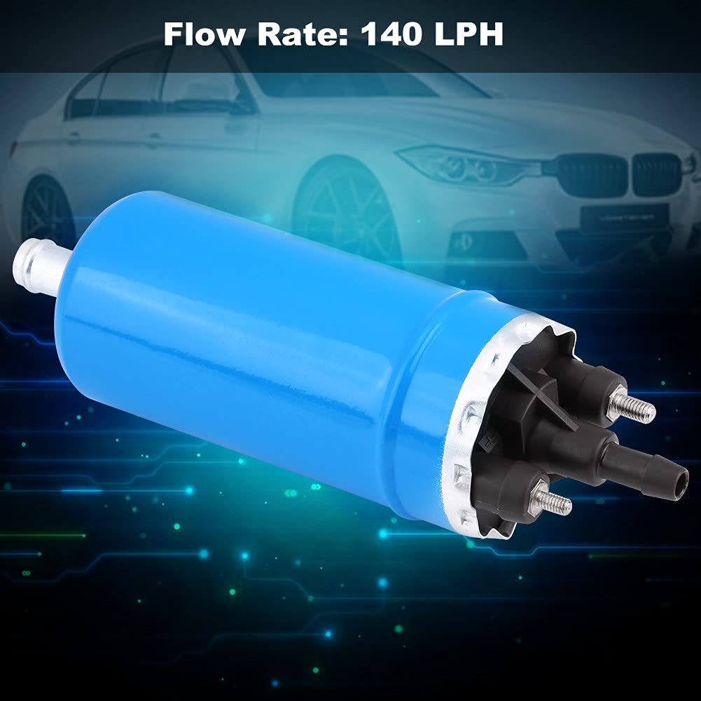 pompa benzina 12v + Pompa Benzina, Pompa del Carburante Elettrica Ad Alta Pressione 12 V in Linea Pompa di Trasferimento del Carburante con Kit di Installazione per E23 E24 E12
