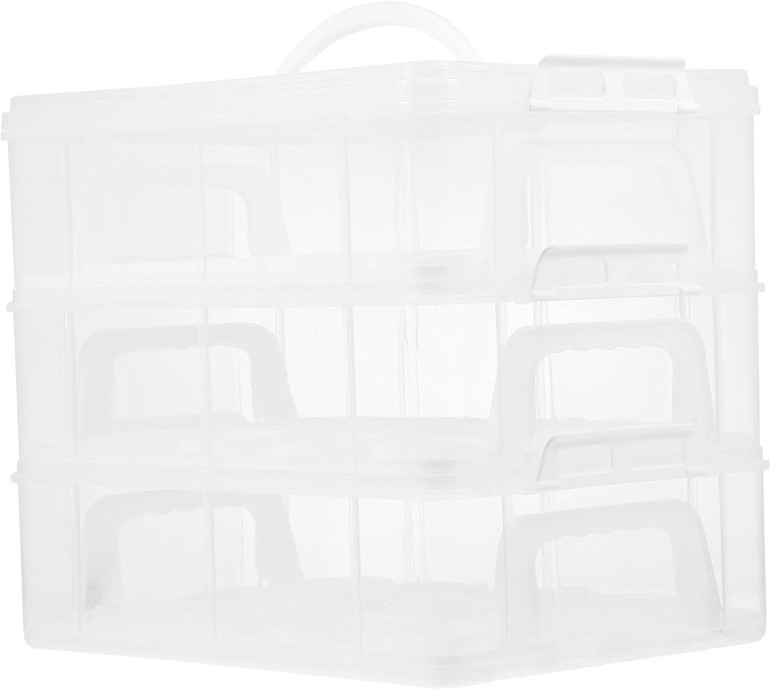 Portable Cupcake Carrier Handle Muffin Container for for Weddings Birthdays Showers Keeps Treats Safe Secure