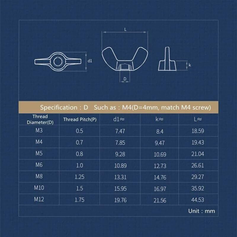 Wing Nuts,Wing Nut Fasteners,Parts Butterfly Nut,Wing Nuts,Wing Nut Fasteners,Parts Butterfly Nut,10pcs M3 M4 M5 M6 M8 M10 M12 M14 Brass Wing Nuts Copper Butterfly Nuts Hand Tighten Nut Hand Nut,(10pc