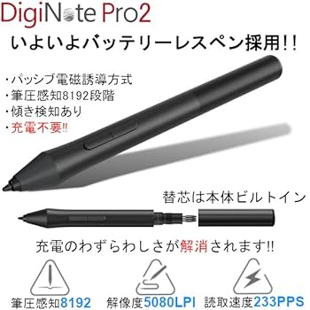 DIGINOTE　スマートペンタブレット 手書きメモ』がスマホとシンクロする。スマート電子タブレット