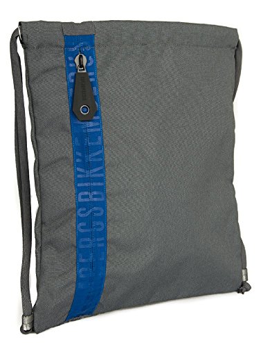 Sac de voyage Bikkembergs 7BDD8504 DB-ZIP 2.0 GYM BACKPACK noir