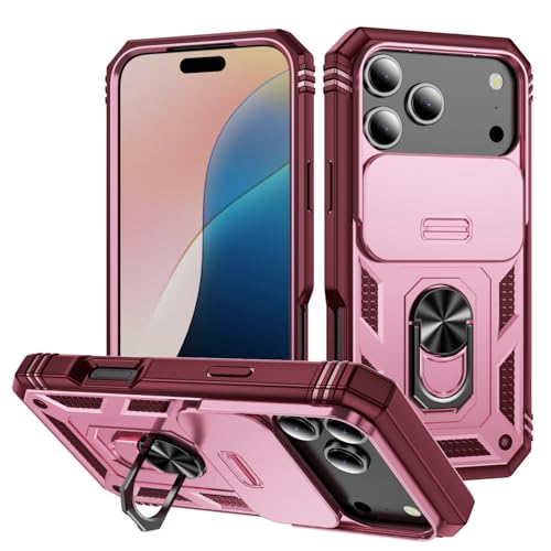 Évitez les bris d'écran avec la coque iPhone 17 Pro antichoc militaire à anneau