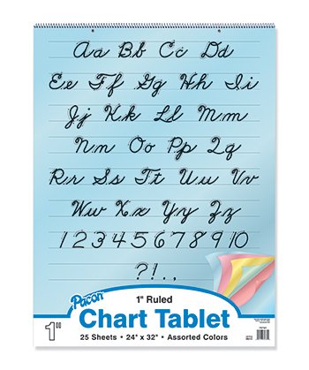 Pacon PAC74731 - Colored Paper Chart Tablets