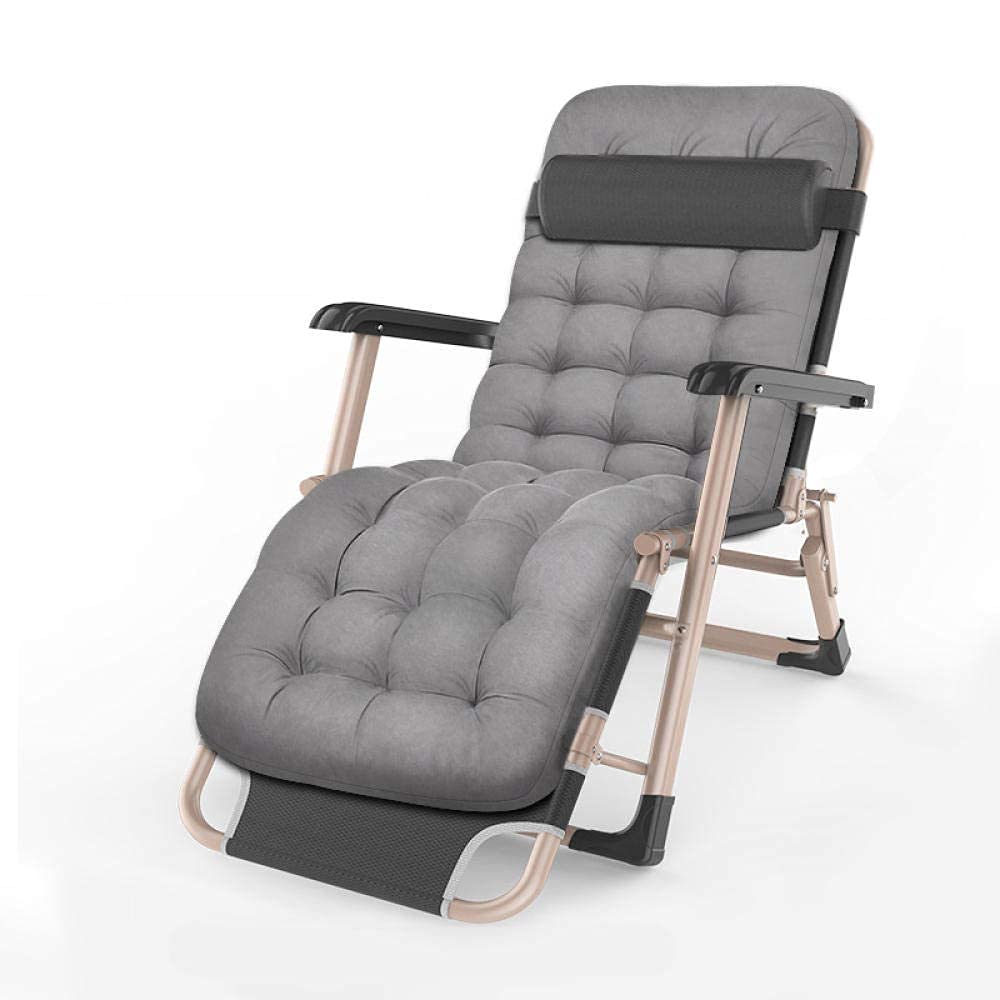Transat pliable avec appui-tête pour éviter les douleurs cervicales dehors