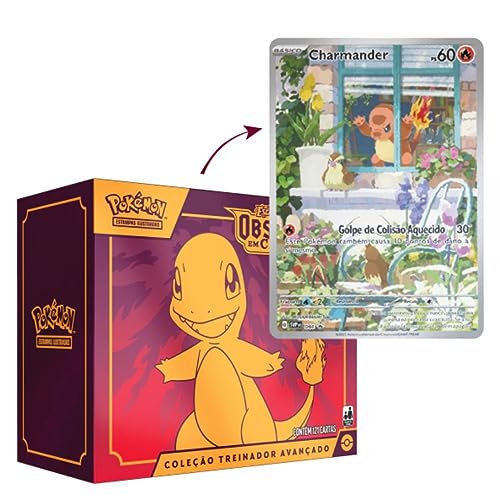COPAG Box Cartas Pokémon Treinador Avançado Obsidiana em Chamas