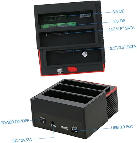 Miniatura 9 de Base de disco duro Base de disco duro Base de disco duro Base de disco duro de tres posiciones Disco duro Base de disco duro Lector de tarjetas
