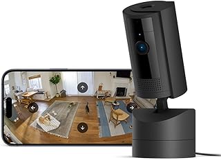 Ring Pan-Tilt Indoor Camera | Plug-In Pet Security Camera | 360° pan & 169° tilt coverage, Manual Privacy Cover, HD video, Two-Way Talk, Wi-Fi | 30-day free trial of Ring Home