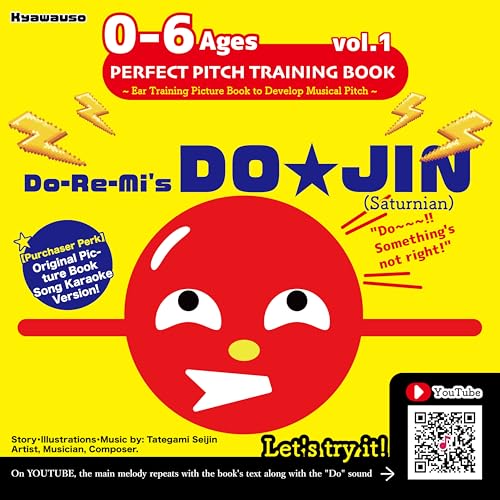 doremi no do note ongakuehon: Absolute Pitch Training Picture Book Ages 0 1 2 3 4 5 Music Sense Series (Kyawauso Production) (Japanese Edition)
