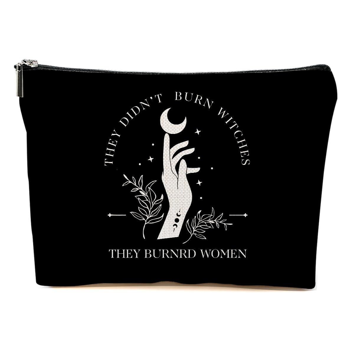 Witchcraft Makeup Bag Feminism Empowered Women Cosmetic Bag for Christmas Halloween Birthday Gifts Witch Witchy Gifts for Women Aunt Coworker Best