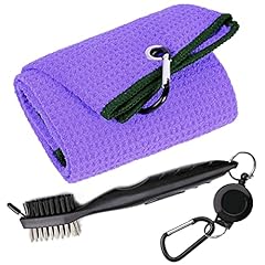 Purple Towel+black Brush