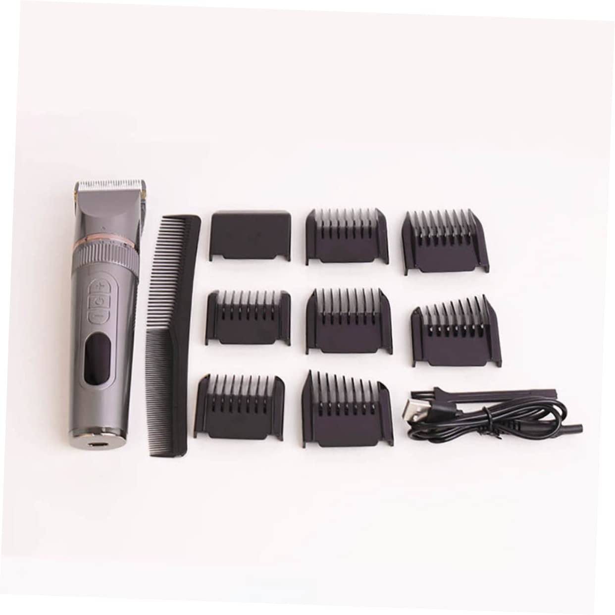 Gogogmee 1set Professional Hair Clippers for Men Trimmer Kit with Ergonomic Design Low Noise Three- Hair for Grooming and Travel