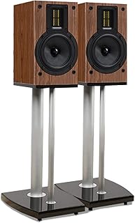 Speaker Stands - Height 29.5in (Speakers Not Included) Choice of Home Outdoor Audio and Video, Universal Floor Speaker Stands (Color : Silver)