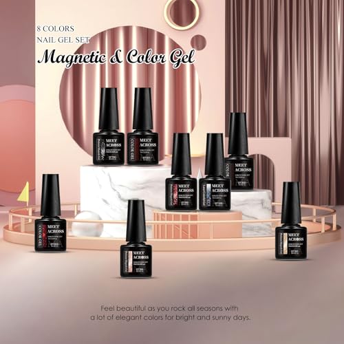 Set de esmaltes en gel para uñas 8 piezas miniatura 7