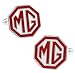 Promotioneer Men's MG Logo Symbol Fashion Shirt Cufflinks with Gift Box 01