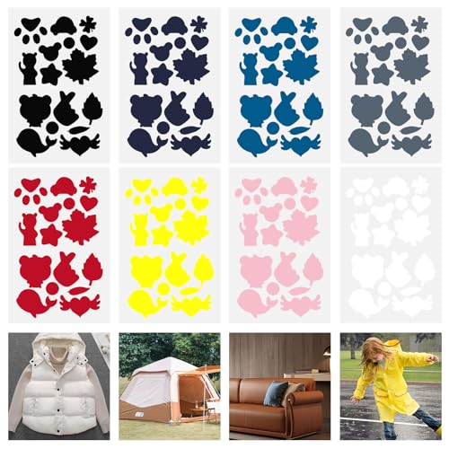 Toppe Autoadesive Per Riparazioni - 8 Fogli Nylon Per Vestiti E Tendaggi - Foto 2