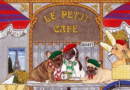 Pipsqueak French Bulldog Christmas Cards : 10 Holiday Cards with Envelopes - ADORABLE!