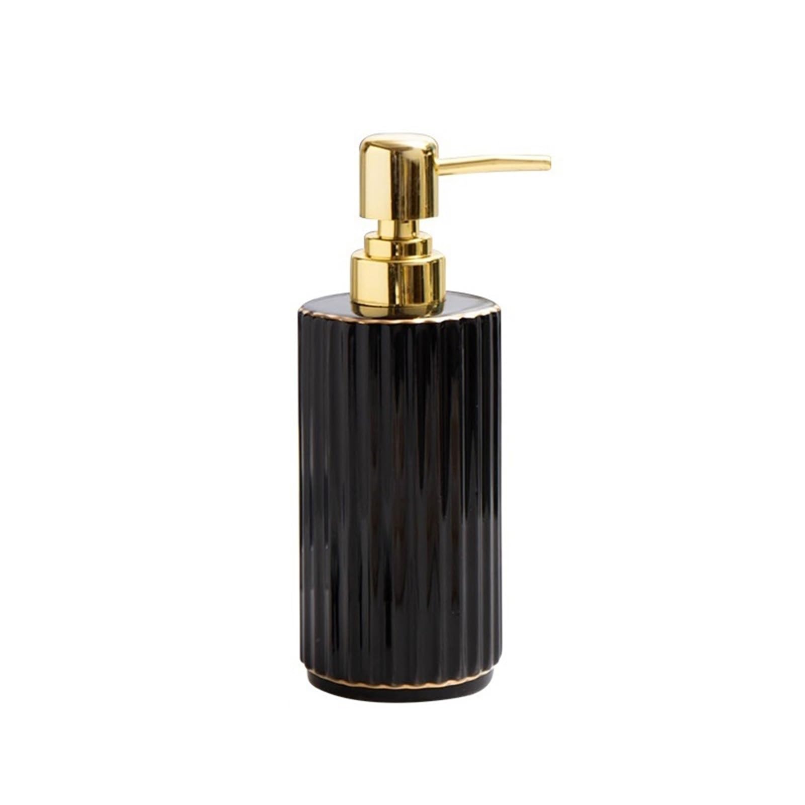 Soap Dispenser Soap Dispenser For Bathroom And Kitchen Countertop Great For Lotions, Essential Oil, Liquid Soaps(Black)