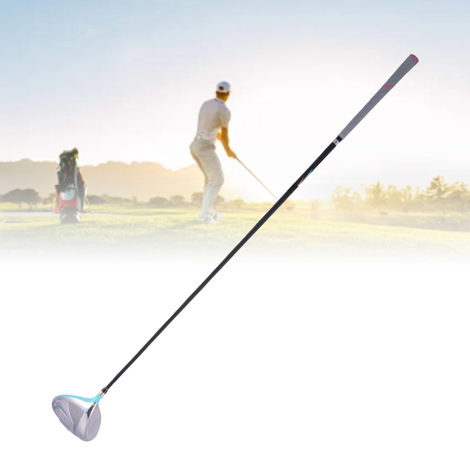 CHICIRIS Golf Club Fairwaywood 45,55 pulgadas aleación de aluminio carbono ligero principiante amigable con centro de gravedad bajo precisión mejorada para la distancia óptima y
