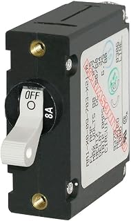 Blue Sea Systems A-Series Toggle Single Pole Circuit Breakers