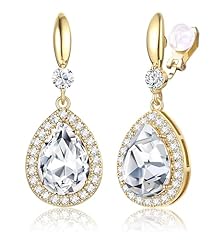 Gold Tone/Clear Stone