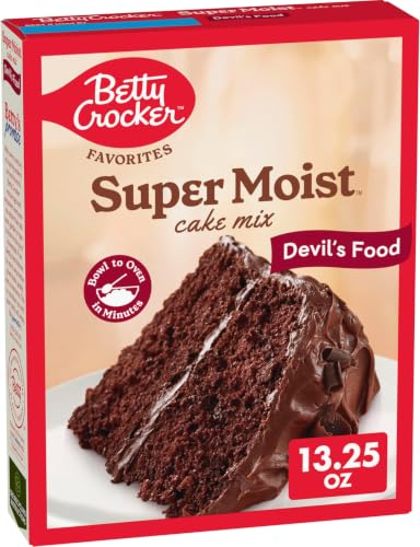 Image of Betty Crocker Favorites Super Moist, Devil's Food, Cake Mix, 13.25 oz (Pack of 12)