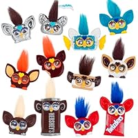 FURBY Minis 12 Pack of The Hershey Company Figures, Tiny Collectible 1-Inch Candy Toys, Halloween Handouts for Kids, 6+ (Amazon Exclusive)
